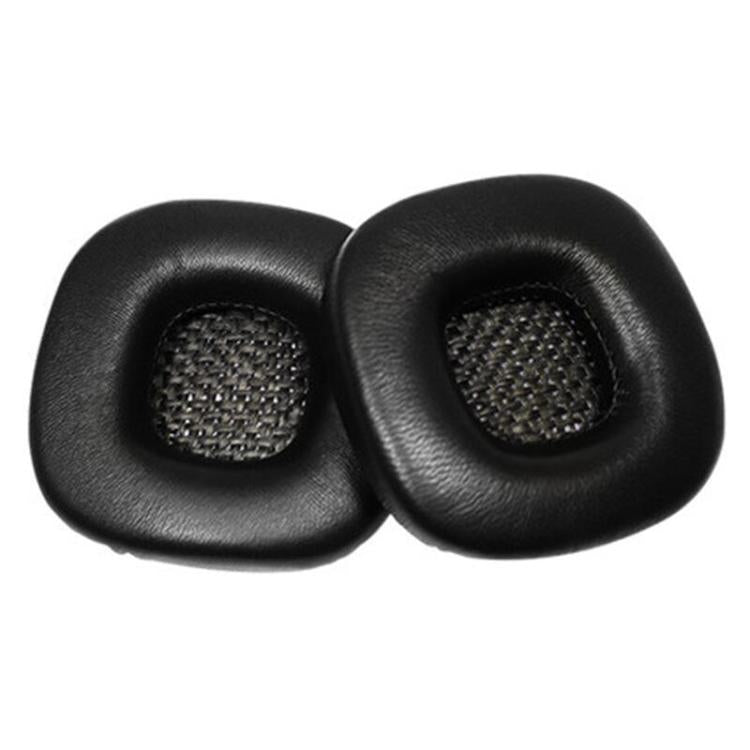 2pcs Sponge Earmuffs Replacement Earpads For Marshall Major II, Model:Black Lambskin by bashfashion