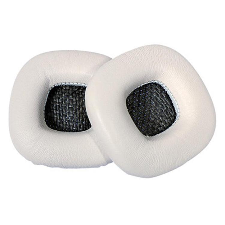 2pcs Sponge Earmuffs Replacement Earpads For Marshall Major II, Model:White Lambskin by bashfashion