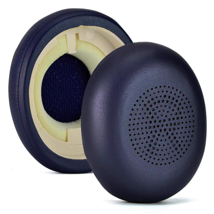 1 Pair Protein Leather Earpads For Jabra Evolve2 65 / Evolve2 40 SE / Elite 45H(Blue) by bashfashion