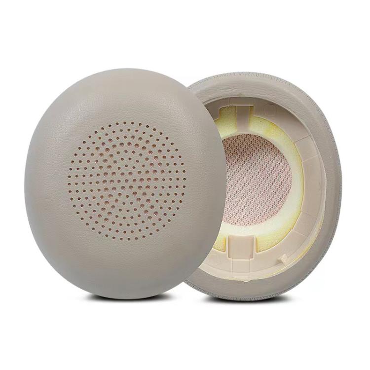 1 Pair Protein Leather Earpads For Jabra Evolve2 65 / Evolve2 40 SE / Elite 45H(Gold) by bashfashion