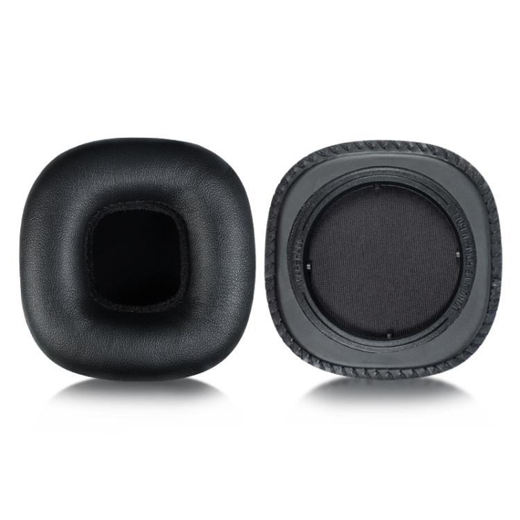 2pcs Protein Leather Replacement Earpads For Marshall Mid Bluetooth(Black with Snap-on) by bashfashion