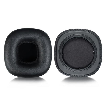 2pcs Protein Leather Replacement Earpads For Marshall Mid Bluetooth(Black with Snap-on) by bashfashion