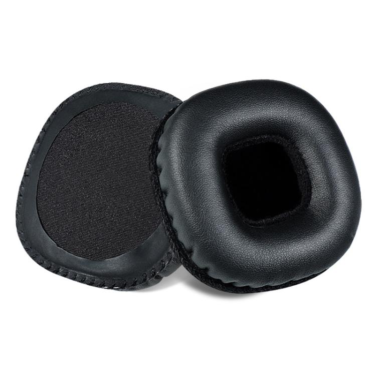 2pcs Protein Leather Replacement Earpads For Marshall Mid Bluetooth(Black with Snap-on) by bashfashion