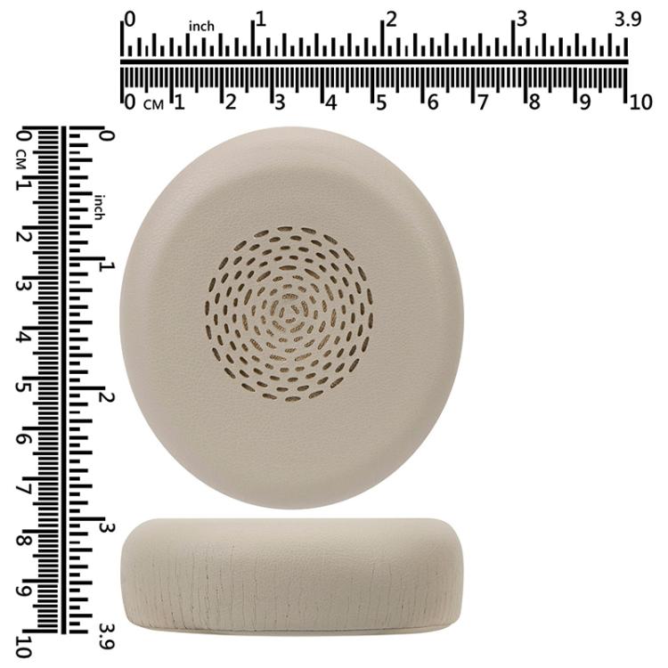 1 Pair Protein Leather Earpads For Jabra Evolve2 75(Gold) by bashfashion