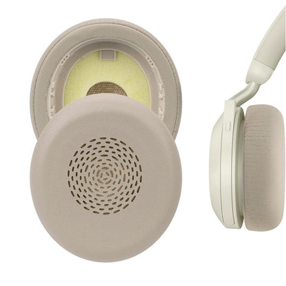 1 Pair Protein Leather Earpads For Jabra Evolve2 75(Gold) by bashfashion