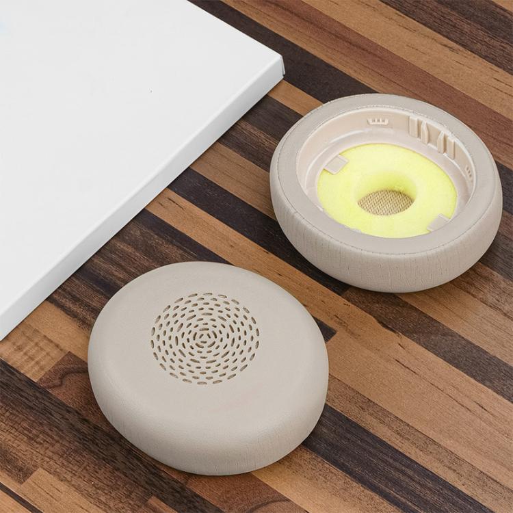 1 Pair Protein Leather Earpads For Jabra Evolve2 75(Gold) by bashfashion