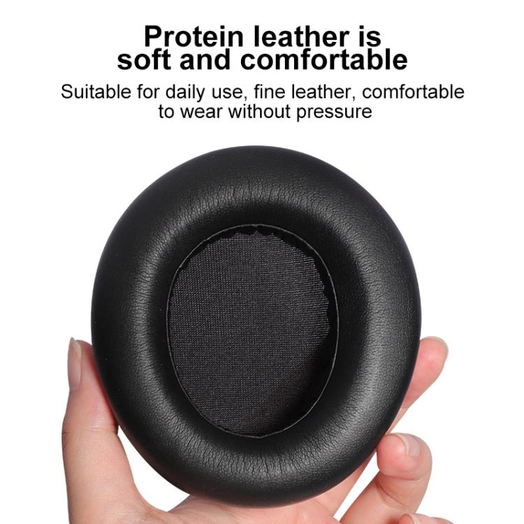 2pcs Protein Leather Earpads For SteelSeries Nova Pro(Black) by bashfashion