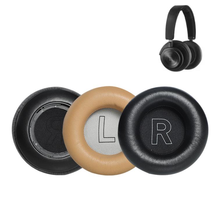 1 Pair Protein Leather Replacement Earpads For B&O BeoPlay H9 3rd Gen(Khaki) by bashfashion
