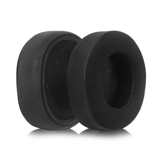 2pcs Football Net Ice Sensation Leather Earpads For SteelSeries Nova Pro(Black) by bashfashion