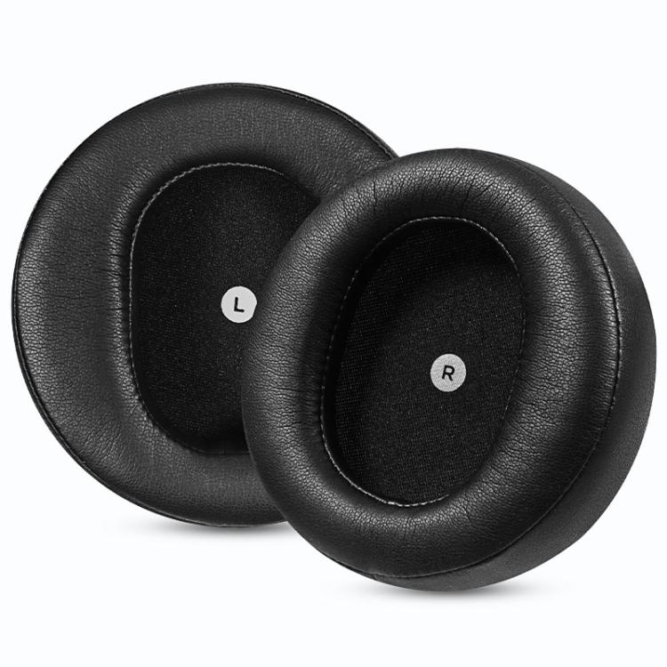 1 Pair Sponge Earmuffs Replacement Earpads For Audeze Maxwell, Model:Protein Leather(Black) by bashfashion