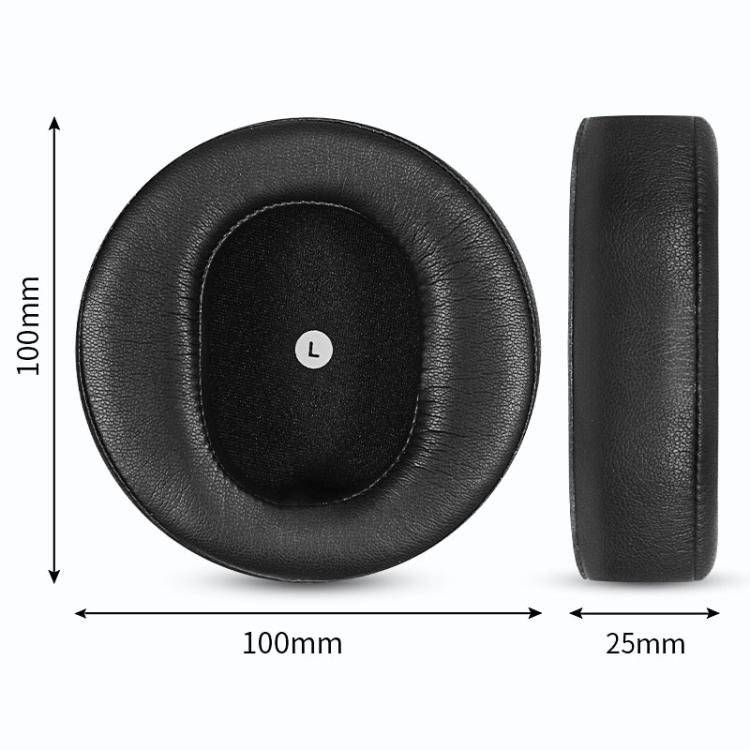 1 Pair Sponge Earmuffs Replacement Earpads For Audeze Maxwell, Model:Protein Leather(Black) by bashfashion