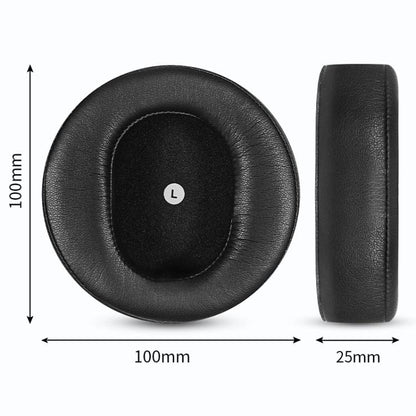 1 Pair Sponge Earmuffs Replacement Earpads For Audeze Maxwell, Model:Protein Leather(Black) by bashfashion