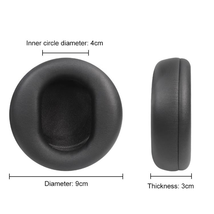 1 Pair Protein Leather Replacement Earpads For Microsoft Surface(Black) by bashfashion