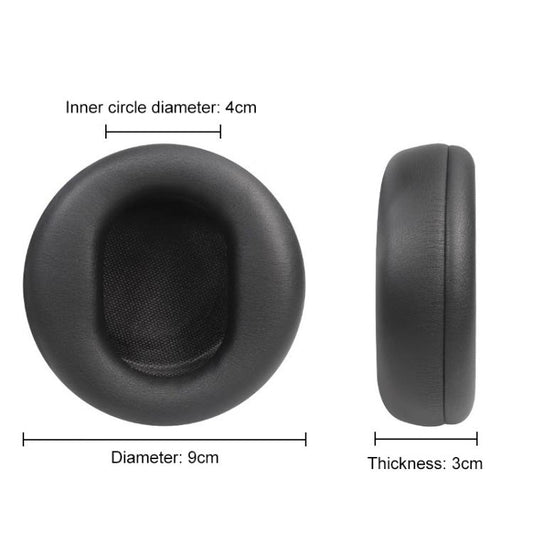 1 Pair Protein Leather Replacement Earpads For Microsoft Surface(Grey) by bashfashion