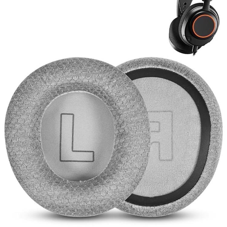 1 Pair Football Net Earpads For SteelSeries Arctis Nova Wired Headphones(Grey) by bashfashion