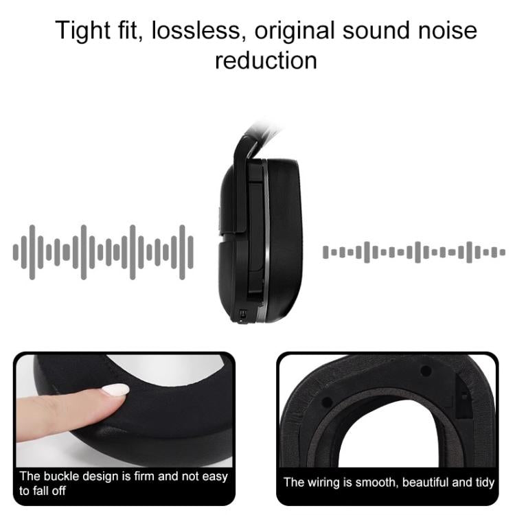 1 Pair Protein Leather Flannel Replacement Earpads For Turtle Beach Stealth 700 Gen 2(Black) by bashfashion