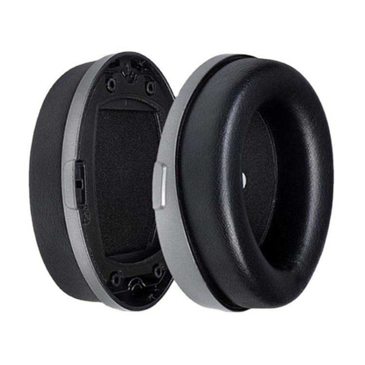 1 Pair Sponge Earmuffs Replacement Earpads For Audeze Mobius, Model:Protein PU with Clip(Black) by bashfashion