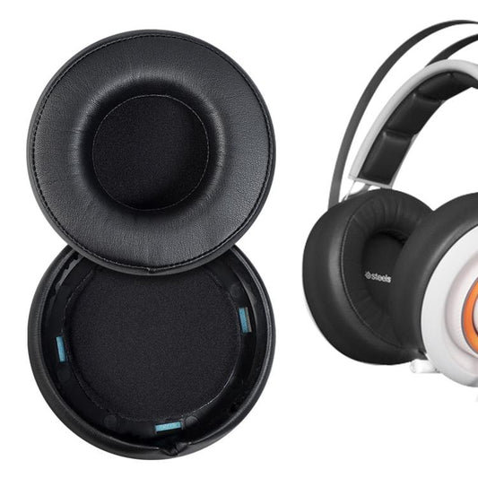 2pcs Protein Leather Earpads For SteelSeries Siberia 650(Black) by bashfashion