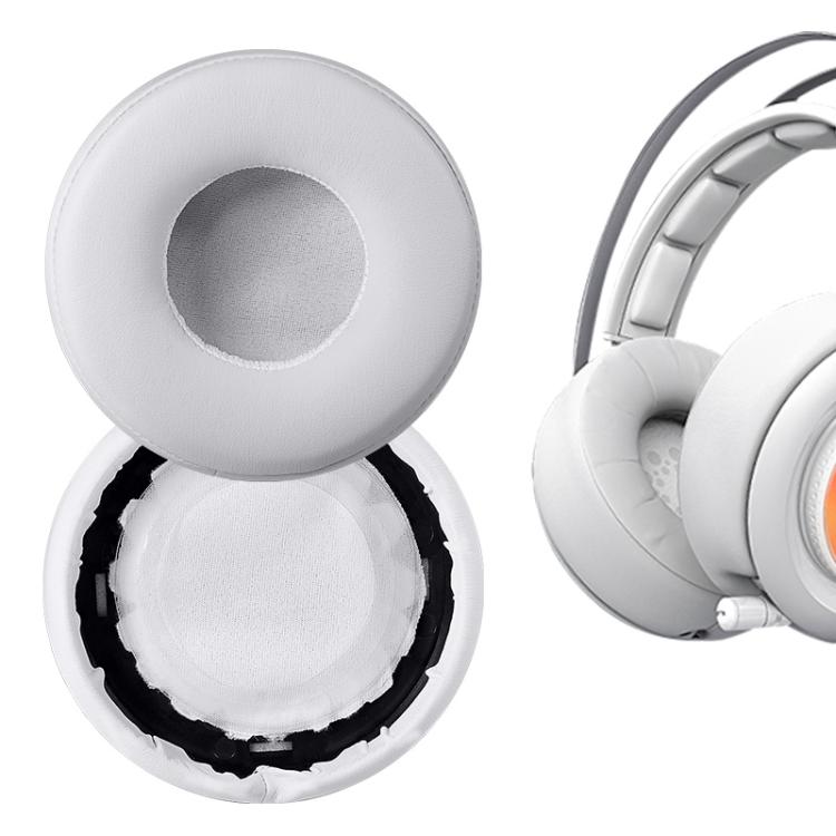 2pcs Protein Leather Earpads For SteelSeries Siberia 650(White) by bashfashion