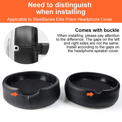 2pcs Protein Leather Earpads For SteelSeries Siberia 650(White) by bashfashion