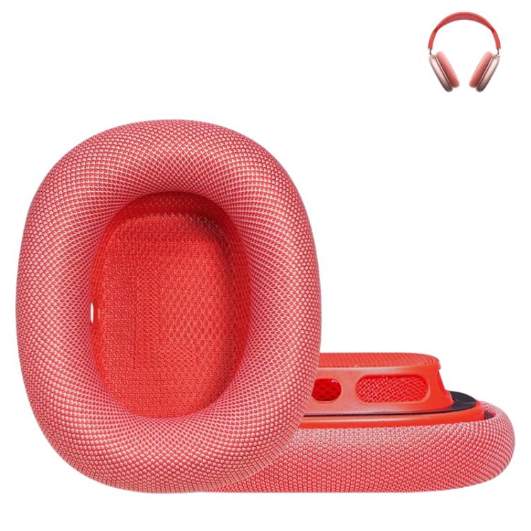 For Apple AirPods Max 2pcs Roller Cloth Magnetic Earphone Covers(Pink) by bashfashion