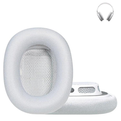 For Apple AirPods Max 2pcs Roller Cloth Magnetic Earphone Covers(Light Gray) by bashfashion