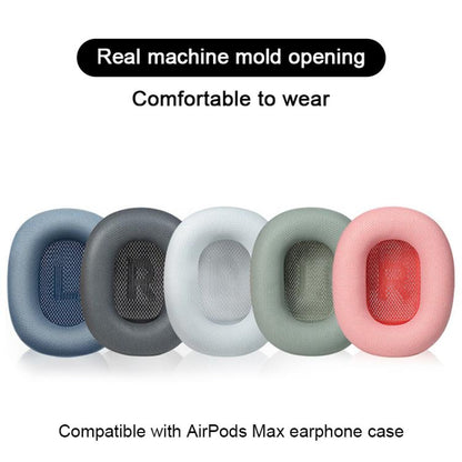 For Apple AirPods Max 2pcs Roller Cloth Magnetic Earphone Covers(Green) by bashfashion