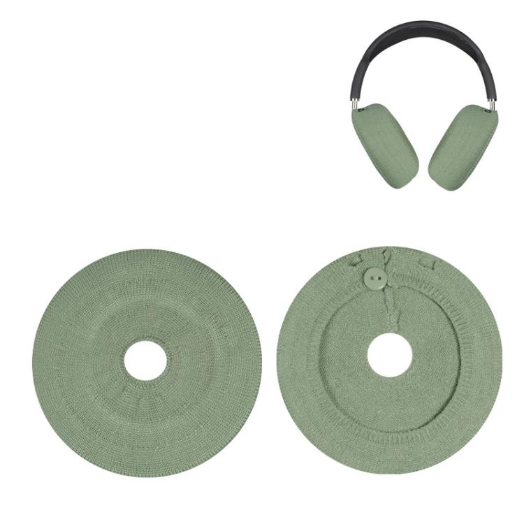For Apple AirPods Max 2pcs Knitted Earphone Dust Cover(Green) by bashfashion