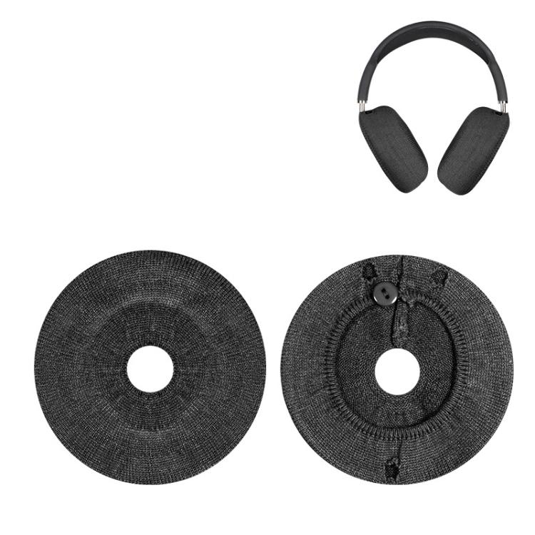 For Apple AirPods Max 2pcs Knitted Earphone Dust Cover(Dark Gray) by bashfashion