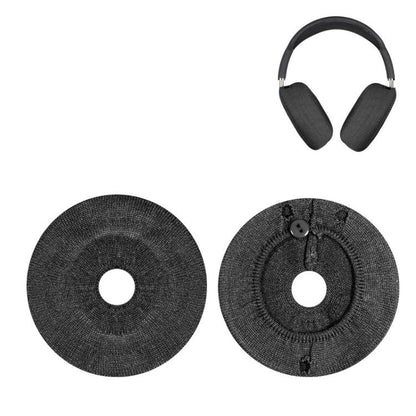 For Apple AirPods Max 2pcs Knitted Earphone Dust Cover(Dark Gray) by bashfashion