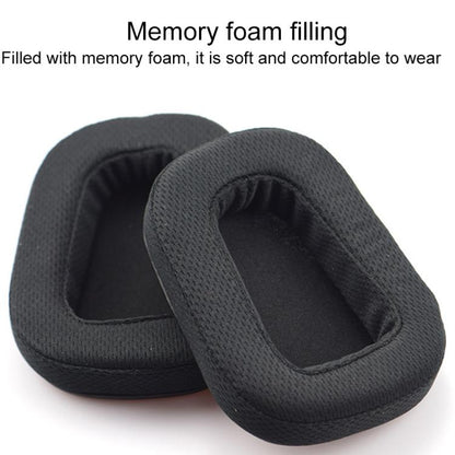 For Logitech G633 / G635 / G933 / G935 Protein Leather Headband Protective Cover(Black) by bashfashion