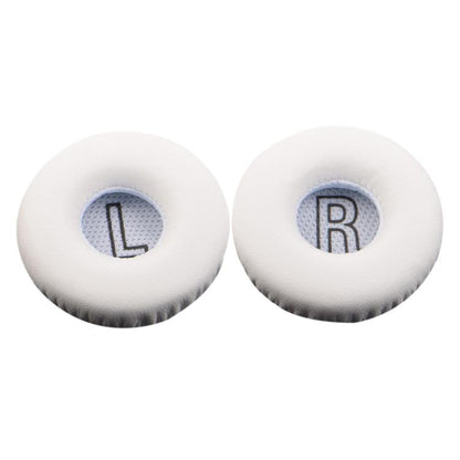 For Meizu HD50 1 Pair Protein Leather Snap-on Type Earphone Covers(White) by bashfashion