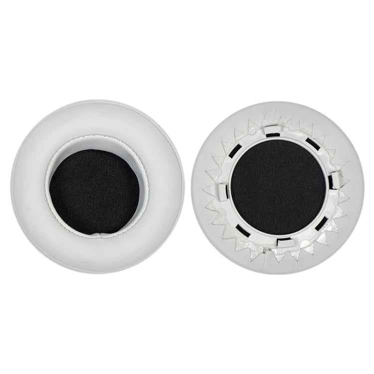 For Motorola Moto Pulse Escape 2pcs Protein Leather Snap-on Type Earphone Covers(Light gray)