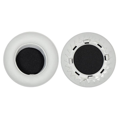 For Motorola Moto Pulse Escape 2pcs Protein Leather Snap-on Type Earphone Covers(Light gray)