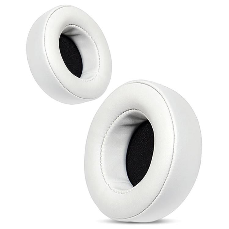 For Motorola Moto Pulse Escape 2pcs Protein Leather Snap-on Type Earphone Covers(Light gray)