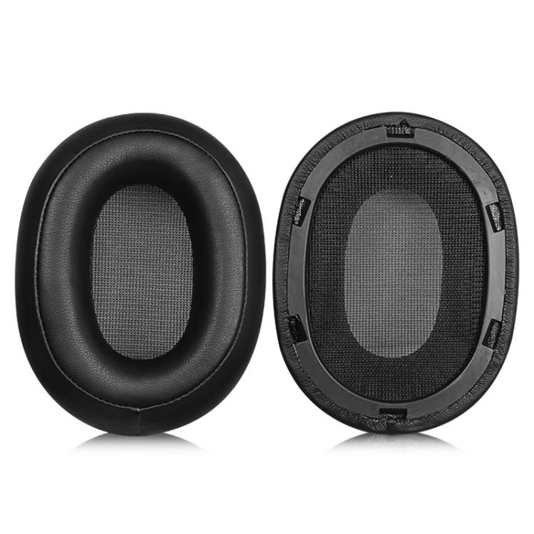 2pcs Snap-on Earpads For Swan AW-85, Material:Protein Leather(Black) by bashfashion