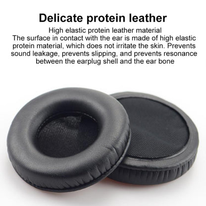 2pcs Protein Leather Earpads For Creative Aurvana Live 2(Black) by bashfashion