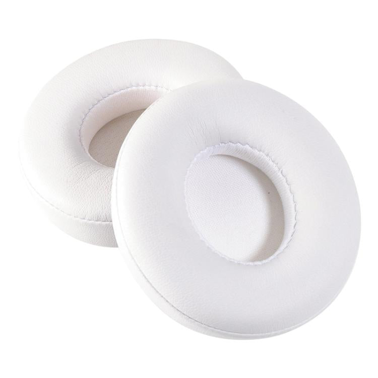 1 Pair Protein Leather Replacement Earpads For Beats Solo3 / Solo2(White) by bashfashion