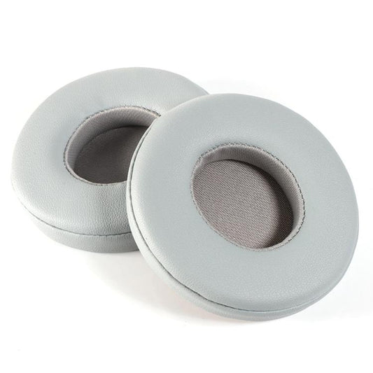 1 Pair Protein Leather Replacement Earpads For Beats Solo3 / Solo2(Grey) by bashfashion