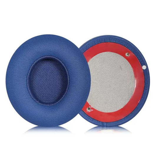 1 Pair Protein Leather Replacement Earpads For Beats Solo3 / Solo2(Blue) by bashfashion