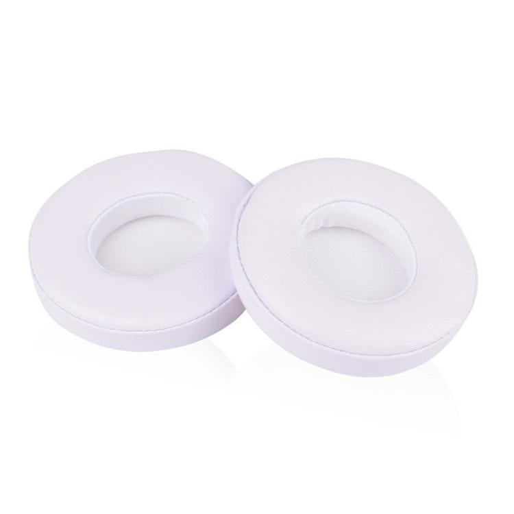1 Pair Lambskin Replacement Earpads For Beats Solo3 / Solo2(White) by bashfashion