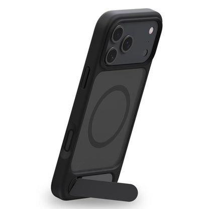 For iPhone 17 Pro Max Kalebol MagSafe Invisible Tilt Holder PC Hybrid TPU Case(Navy Blue) by Kalebol