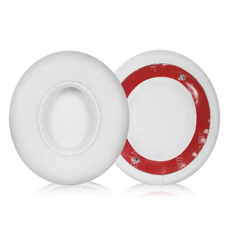 1 Pair Lambskin Replacement Earpads For Beats Solo3 / Solo2 Wireless(White) by bashfashion