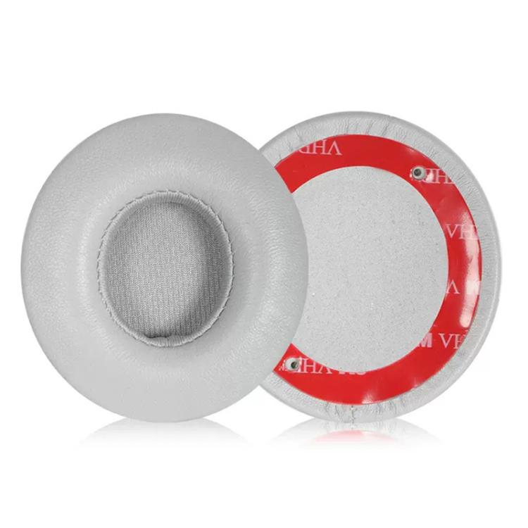 1 Pair Lambskin Replacement Earpads For Beats Solo3 / Solo2 Wireless(Grey) by bashfashion