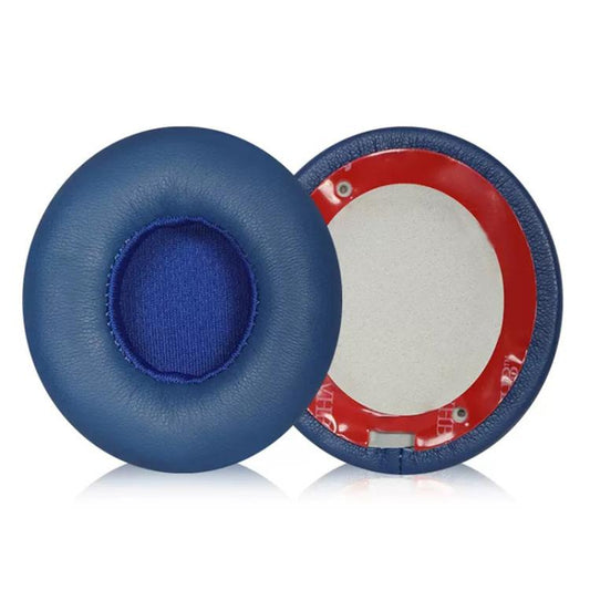 1 Pair Lambskin Replacement Earpads For Beats Solo3 / Solo2 Wireless(Blue) by bashfashion