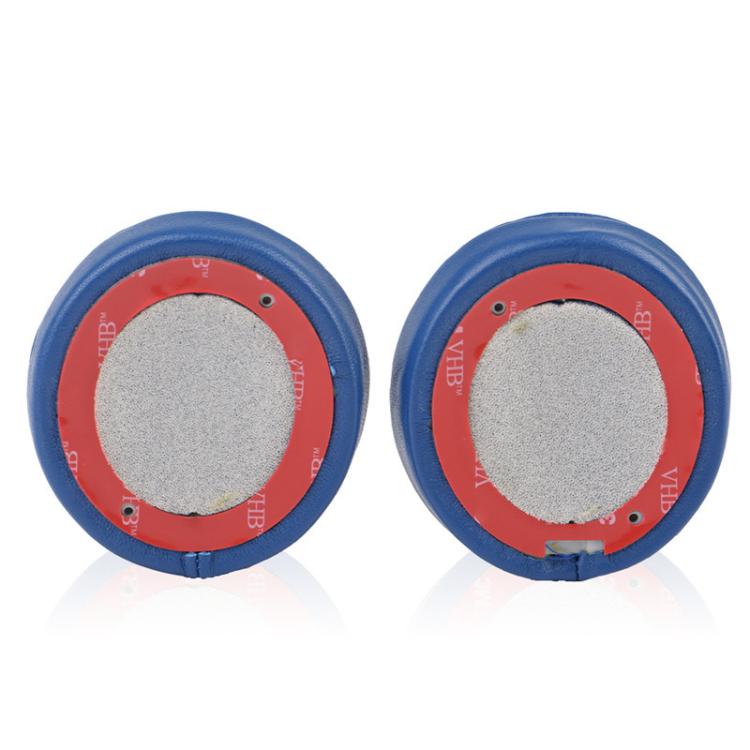 1 Pair Lambskin Replacement Earpads For Beats Solo3 / Solo2 Wireless(Blue) by bashfashion
