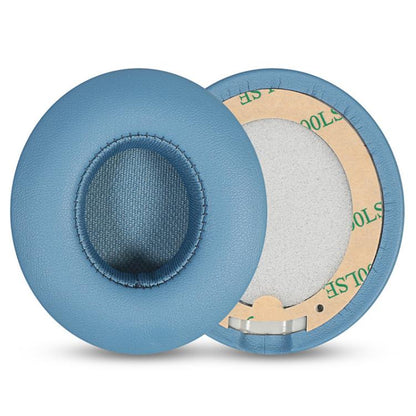 1 Pair Protein Leather Replacement Earpads For Beats Solo4(Cyan) by bashfashion