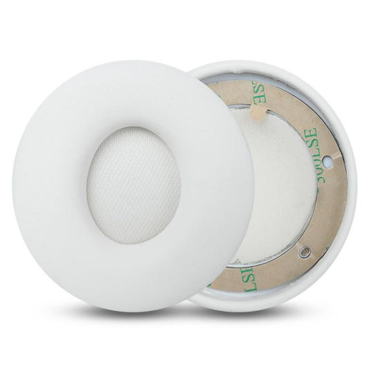 1 Pair Protein Leather Replacement Earpads For Beats Solo Pro(White) by bashfashion