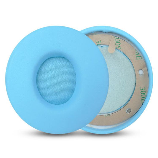 1 Pair Protein Leather Replacement Earpads For Beats Solo Pro(Light Blue) by bashfashion