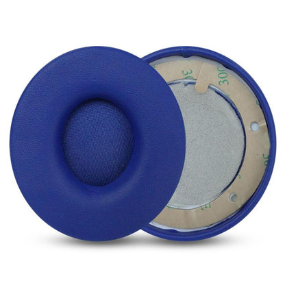 1 Pair Protein Leather Replacement Earpads For Beats Solo Pro(Dark Blue) by bashfashion